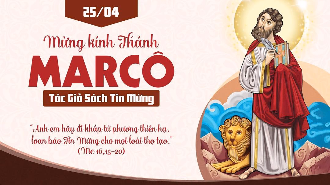 Ngày 25/4: Thánh Mác-cô – Tác giả sách Tin Mừng