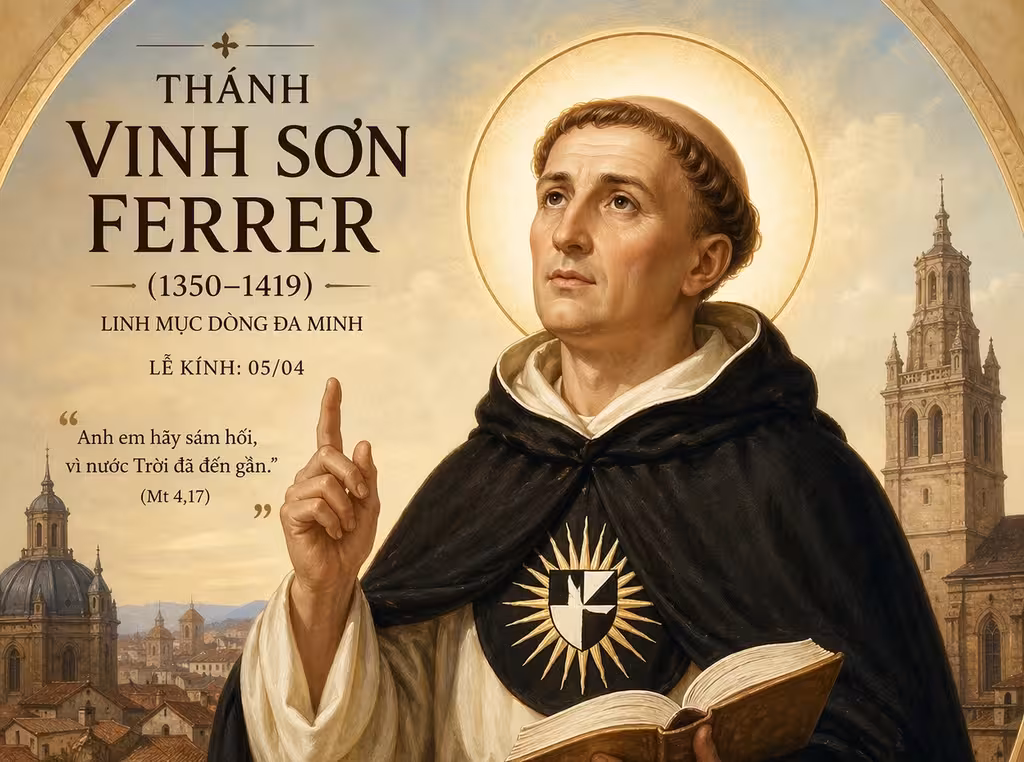 Thánh Vinh Sơn Ferrer (1350–1419) – Nhà giảng thuyết vĩ đại của Hội Thánh